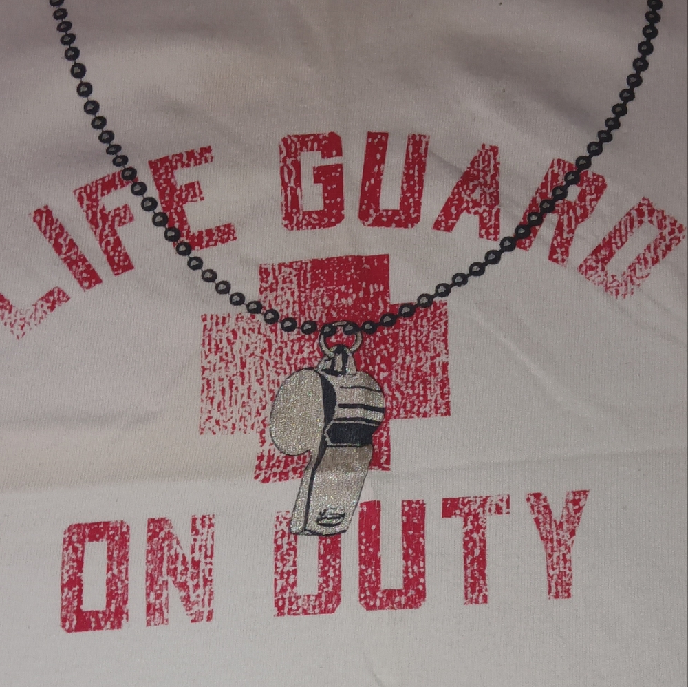GAP Kids White and Red Lifeguard Tee